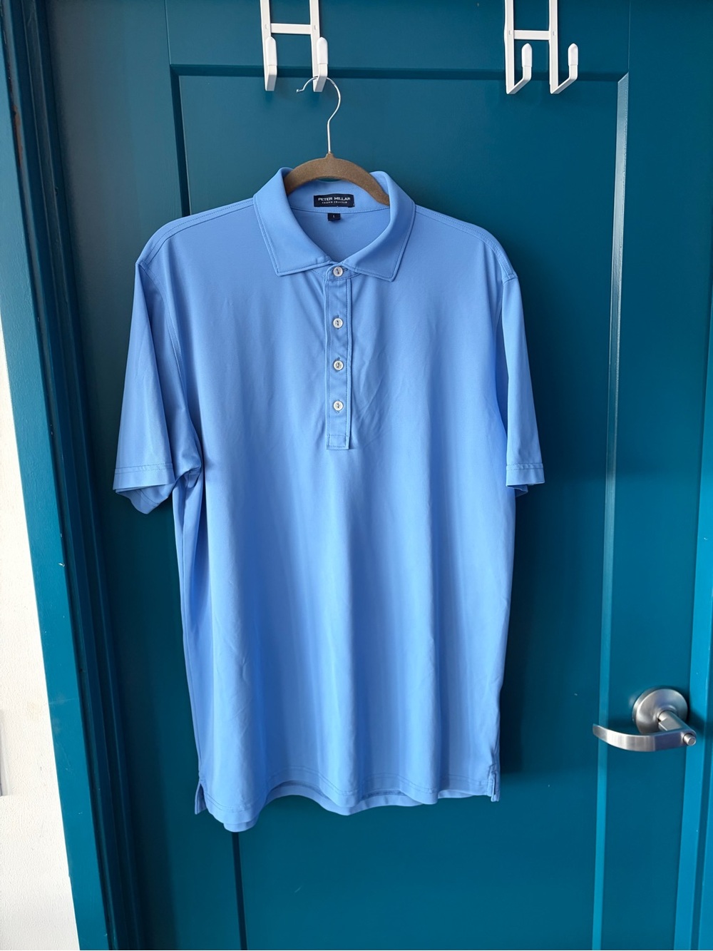 Peter Millar Light Blue Performance Polo